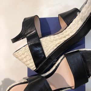 NWOT Stuart Weitzman Wedge Leather Sandals